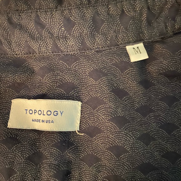 Navy button down - Picture 3 of 3